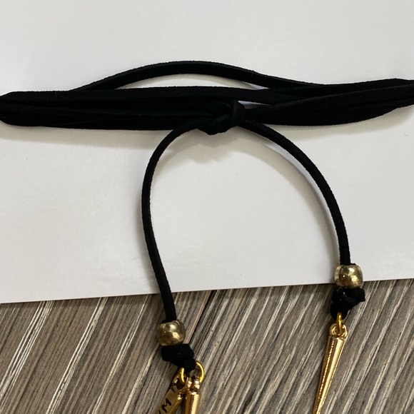 NWT Vanessa Mooney Suede Wrap Bolo Necklace - Picture 5 of 5